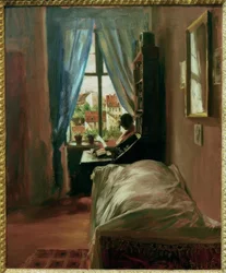 Dormitorio del artista